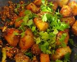 Tangy Spicy Crunchy Sweet Potato Chaat recipe step 4 photo