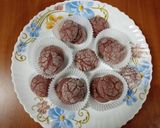 A picture of step 5 of Red velvet crinkle cookies 🫓☃️.