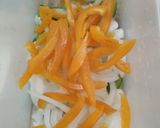 A picture of step 2 of Sausage Fajitas.