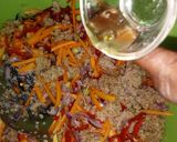 A picture of step 9 of Dashishi (Arabian food using wheat).
