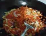 A picture of step 4 of Chicken macroni.