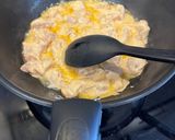 Une image de l'étape 4 de Pizza poulet barbecue.