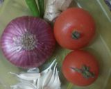 A picture of step 1 of Special onion potato Karela(bitter gourd) sabji.