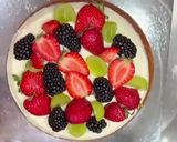 A picture of step 10 of New York baked cheesecake.