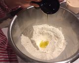 A picture of step 2 of Manoushe.