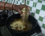 A picture of step 5 of Besan sev (Gram flour sev).