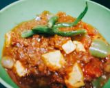 A picture of step 4 of Kadai Paneer.