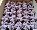Foto langkah ke 8 dari resep Bolu Kukus Ubi Ungu Anti Gagal.