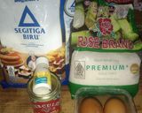 Foto langkah ke 1 dari resep Muffin jagung matcha.