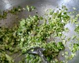 A picture of step 5 of Veg. manchurian.