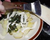 Foto del paso 5 de la receta: Ensalada italiana de achicoria, cubos de papa y láminas de parmesano