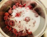 Málna-vanília torta cukormentesen recept fázis 2 fotója