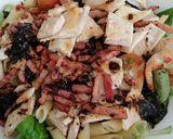 Foto del paso 9 de la receta Ensalada de pasta, pollo y bacon con vinagreta de ajo negro