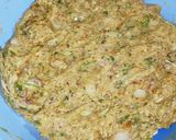 A picture of step 4 of Chicken cheese kabab.