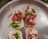 A picture of step 3 of Koshimbir And Paneer Mini Fusion Bruschetta/ Indian Style Bruschetta.