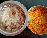 A picture of step 2 of Bisi Bele Bath.