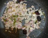 A picture of step 2 of Roasted Potato Poriyal.