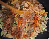 Cukkinis, gombàs bolognai spagetti 🍜🍜🍜🍜 recept fázis 3 fotója