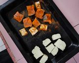 Gambar langkah 2 resipi Trout Rice Bowl.