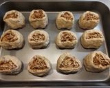 Foto langkah ke 6 dari resep Chocolate Hazelnut Wholemeal Roll Bread (Autolisis, Tanpa telur).