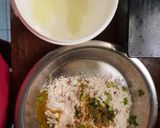 A picture of step 1 of Masala parath.