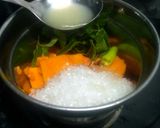A picture of step 1 of Ripe mango lemonade.