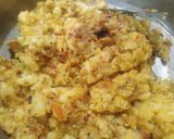 A picture of step 3 of Aloo ka bhurta.