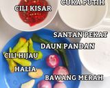 Gambar langkah 1 resipi Acar Bendi Bersantan.