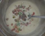 A picture of step 4 of Vanilla tutti fruitti cake.