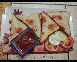 A picture of step 7 of Veg sandwich.