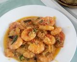 Gambar langkah 5 resipi Udang Buttermilk.