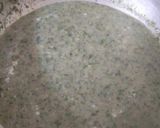 A picture of step 3 of Brahmi leaves soup.