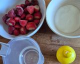 Une image de l'étape 1 de Sorbet fraise 🍓 au ninja swirl.