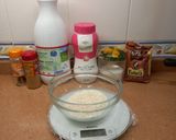 A picture of step 1 of Rice Pudding (Arroz con Leche).