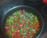 Foto del paso 2 de la receta: Arroz con habas y pavo frito