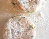 Foto del paso 3 de la receta: Trucha con tortitas de camarón y vegetales