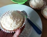 A picture of step 12 of Vickys Pina Colada Cupcakes, GF DF EF SF NF.