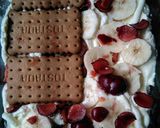 Foto del paso 5 de la receta Pastel de galletas y fruta