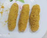 عکس مرحله 2 از دستور مرغ سوخاری و کراکت سیب زمینی