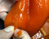 Foto del paso 3 de la receta: Pimientos rojos asados en su jugo Olla Gm G
