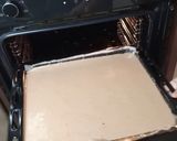 A picture of step 5 of Snickers Chocolate Roll Cake.