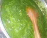 A picture of step 9 of Alu Palak.