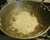 A picture of step 4 of Coconut burfi.