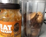 A picture of step 2 of Chocolate and Peanut Butter Smoothie.