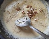 A picture of step 5 of Moong dal halwa.
