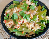 Foto del paso 9 de la receta: Arroz con tirabeques, setas y espinacas