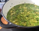 A picture of step 3 of Creamy Pea Soup.