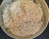 A picture of step 1 of Kesari bhath.