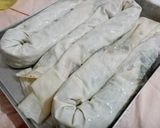 Pas rețetă Plăcintă cu spanac, pastramă, paprica afumată în foi yufka 2 fotografie