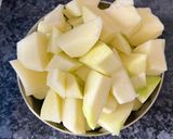 A picture of step 1 of Aam Ka Galka/ Meetha Aam ka achar.
